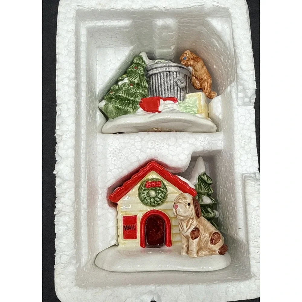 Dept 56 The Original Snow Village 2 Pc Set‎ 